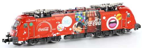 Kato HobbyTrain Lemke H2724 - Electric Locomotive 1216 Coca Cola